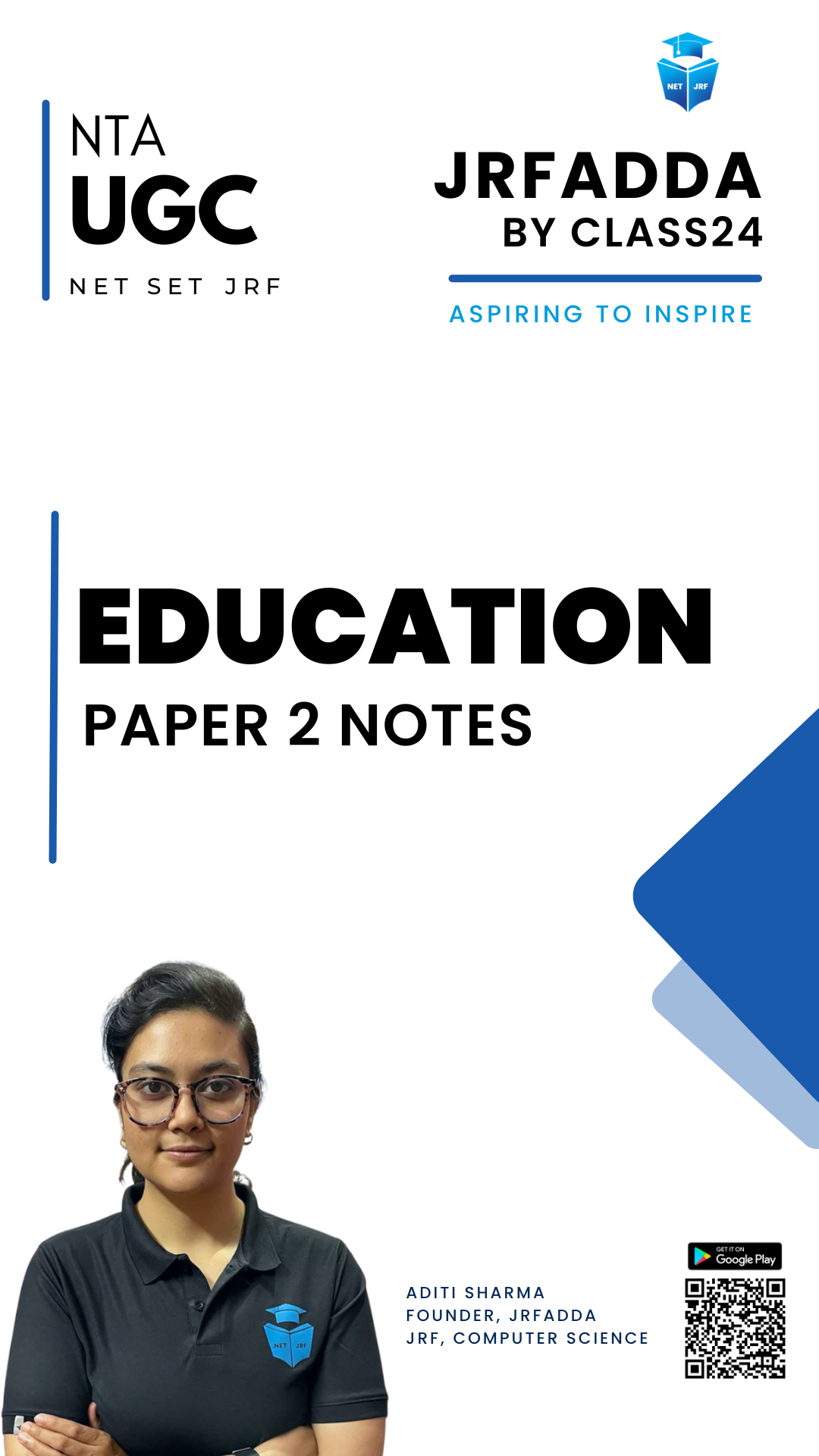Education - UGC NET Education – Handwritten Notes | Complete Syllabus Covered | Exam Ready Material (Paperback, JRFAdda)