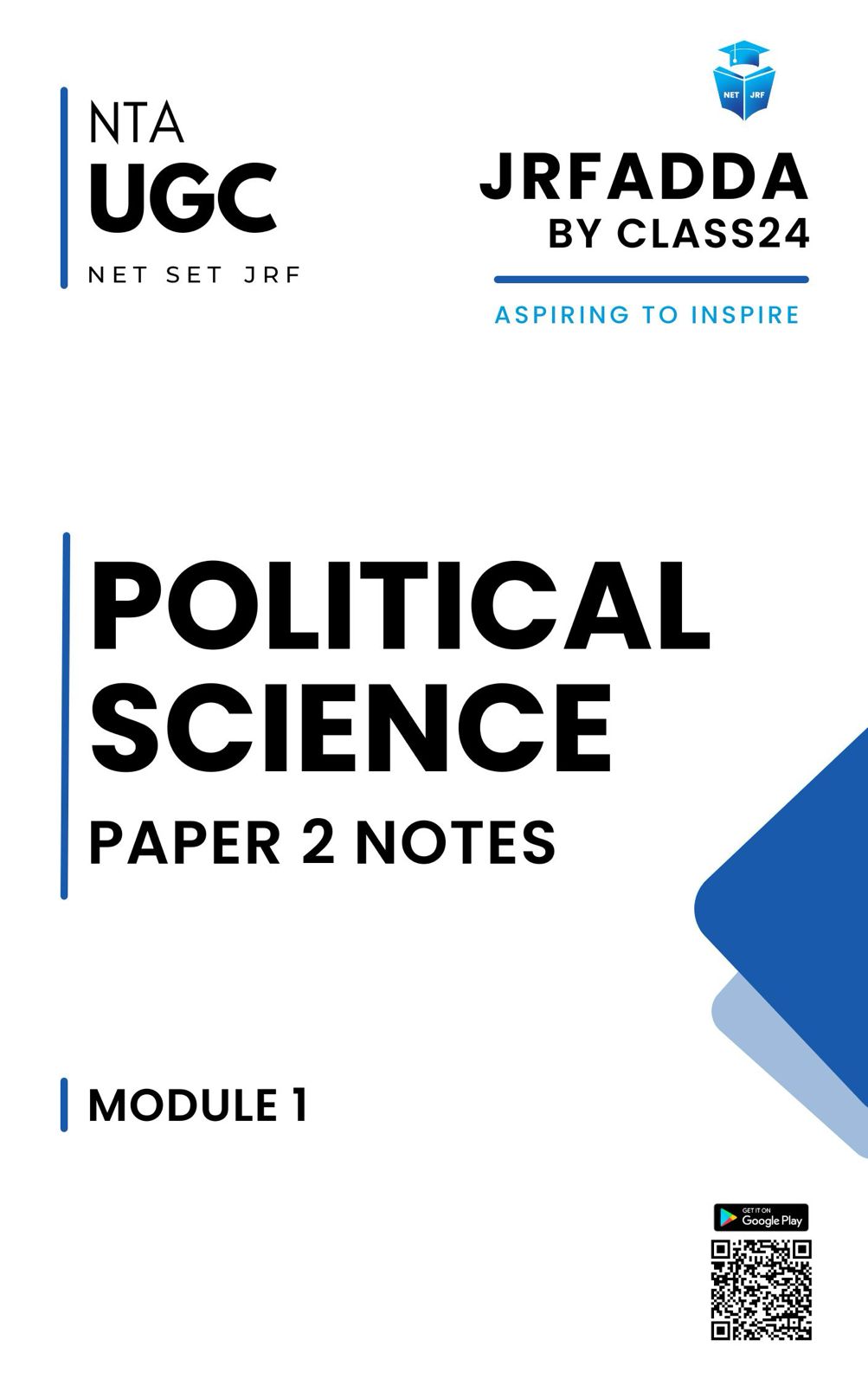 UGC NET Political Science Book Handwritten Notes